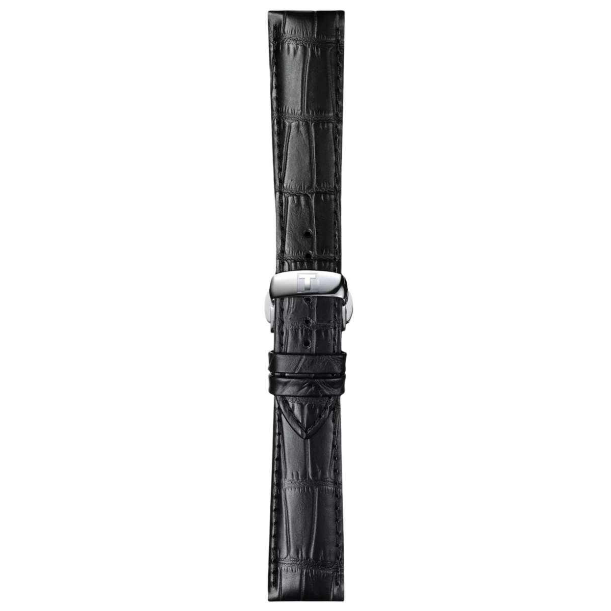 Tissot Official Black Leather Strap Lugs 21 mm T852035976