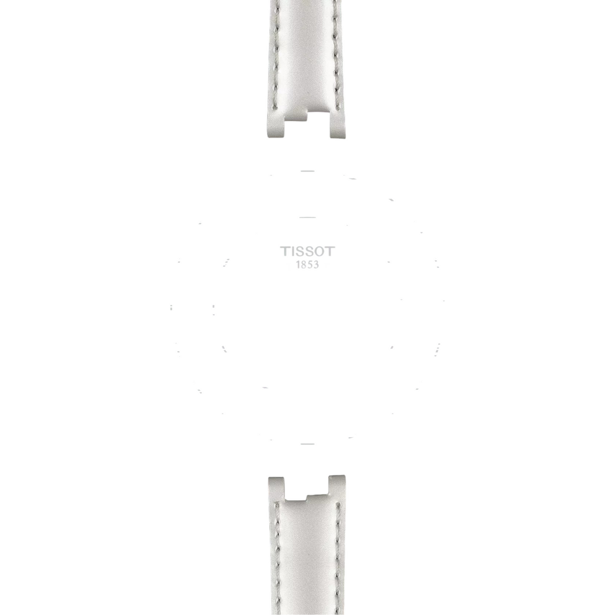 Tissot Official White Leather Strap Lugs 12 mm T852036540