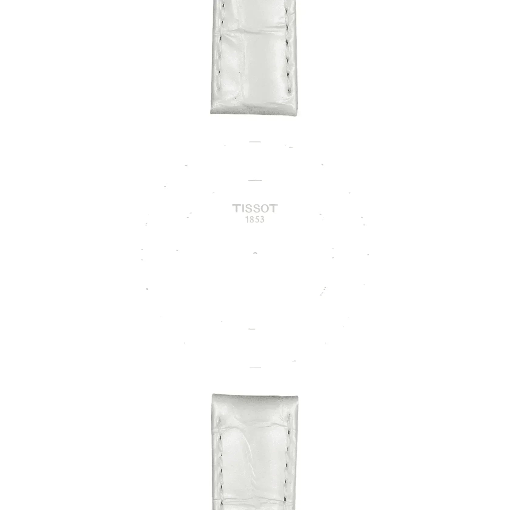Tissot Official White Leather Strap Lugs 16 mm T852036795