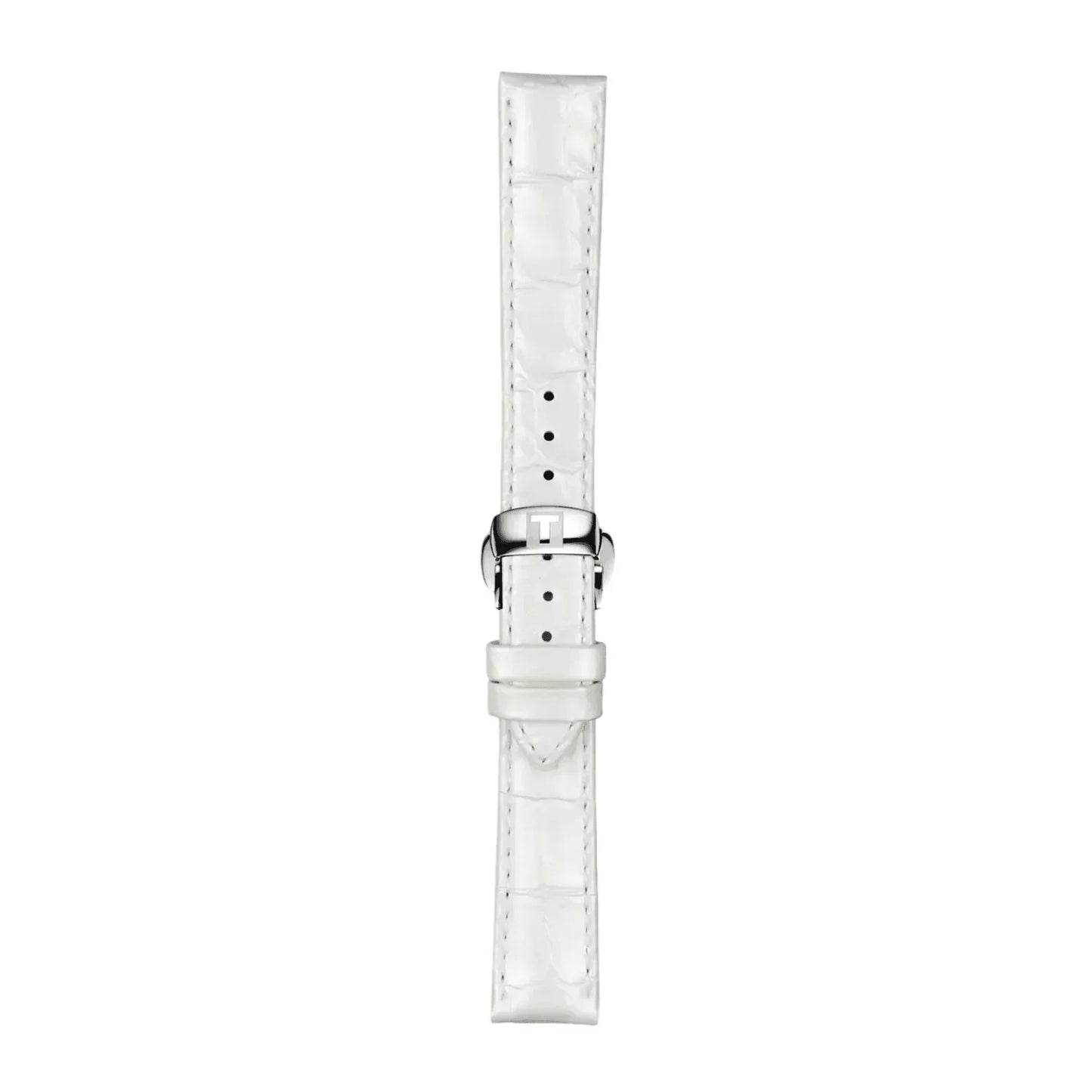 Tissot Official White Leather Strap Lugs 16 mm T852036795