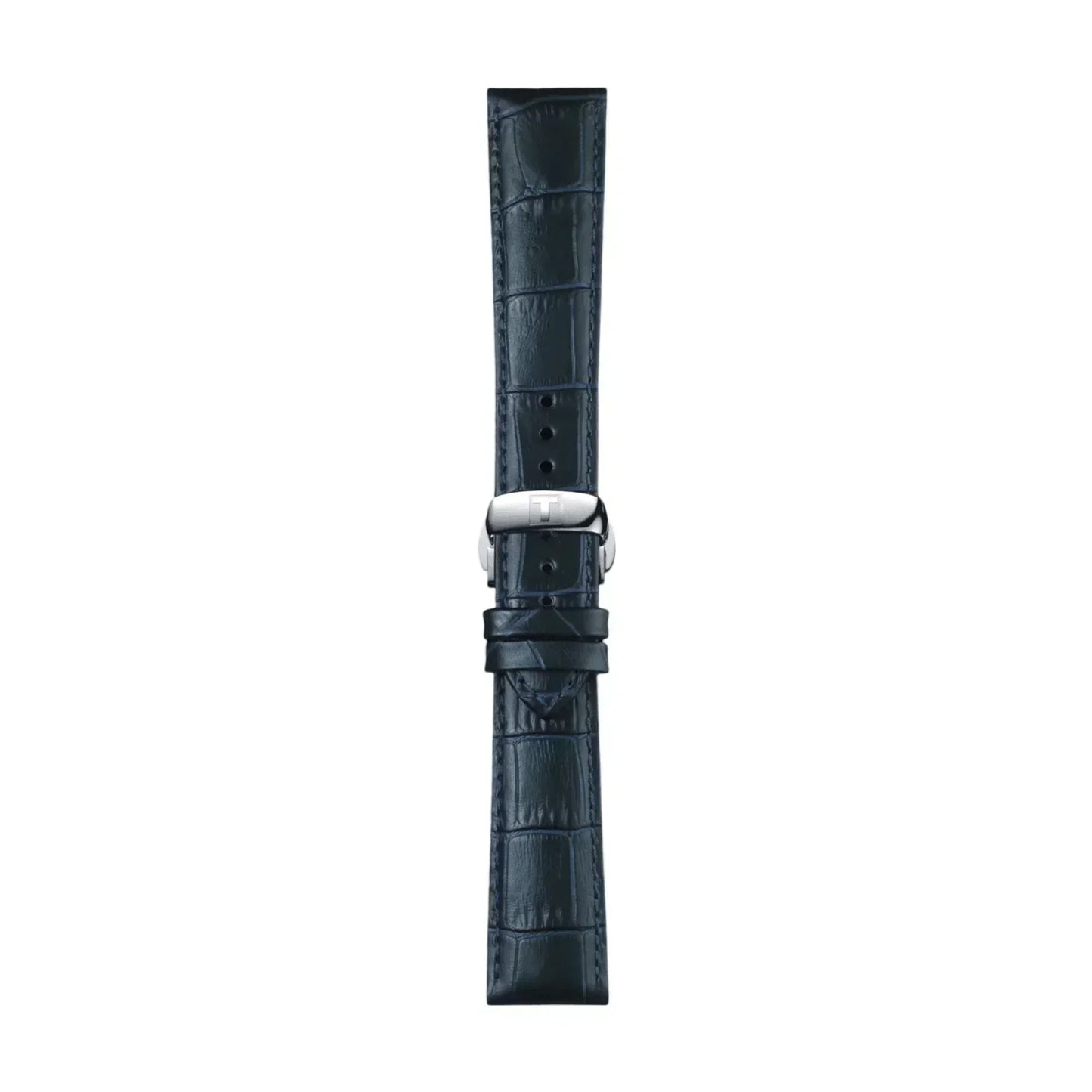 Tissot Official Blue Leather Strap Lugs 21 mm T852041857