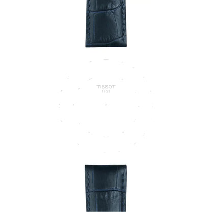 Tissot Official Blue Leather Strap Lugs 21 mm T852041857