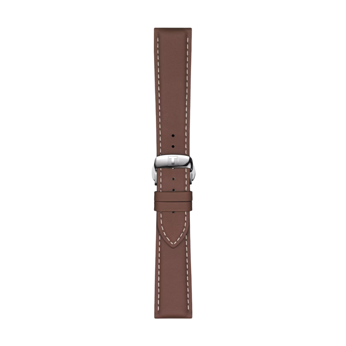 Tissot Official Brown Leather Strap Lugs 21 mm T852044597