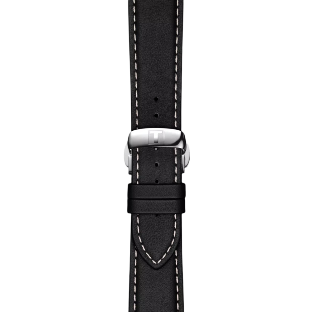 Tissot Official Black Leather Strap Lugs 21 mm T852044599