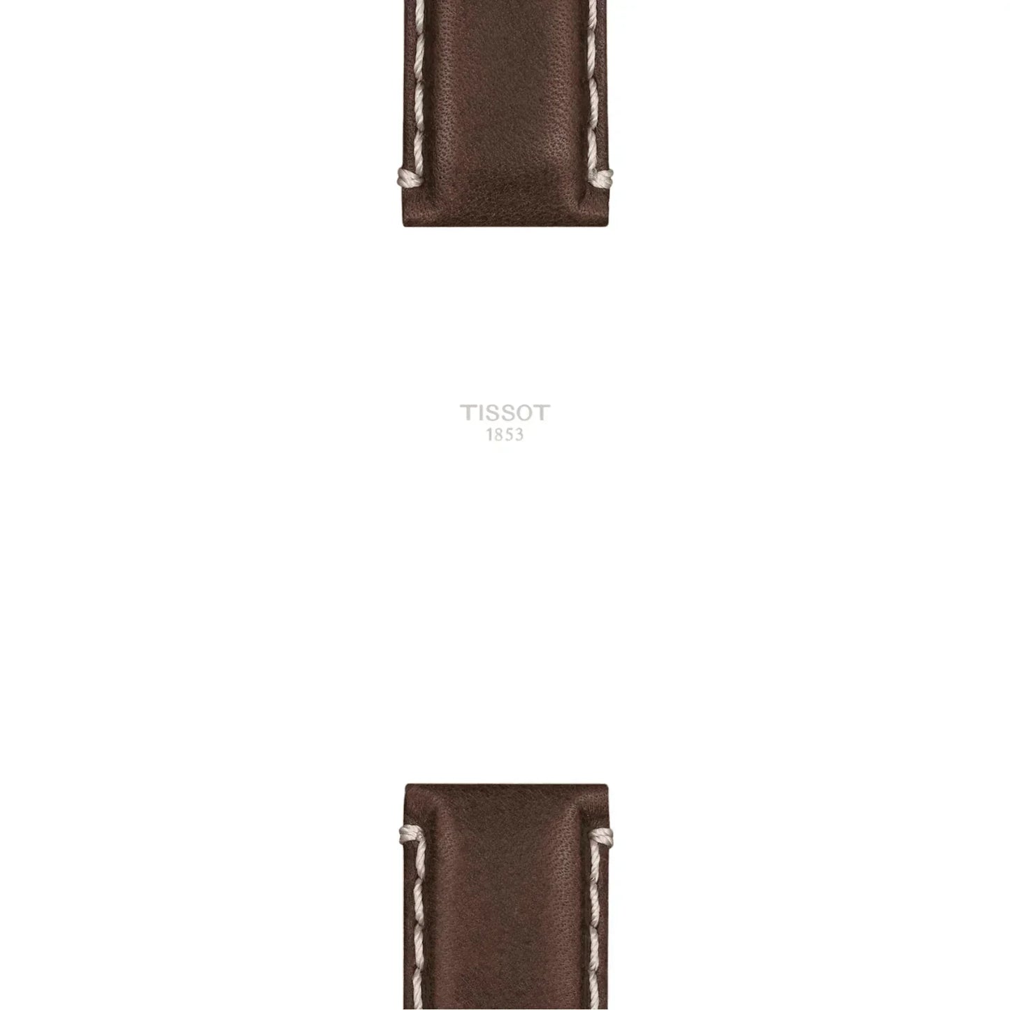 Tissot Official Brown Leather Strap Lugs 22 mm T852044980