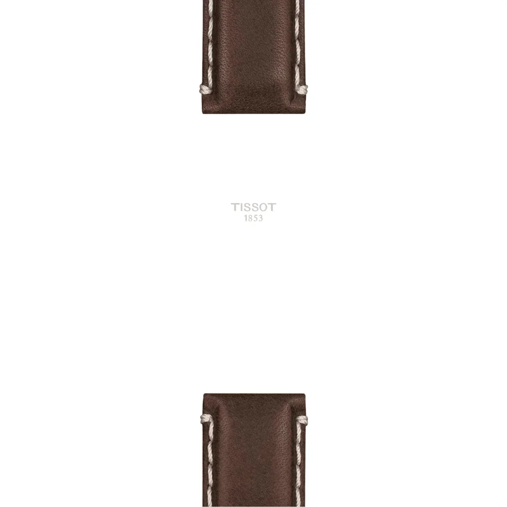 Tissot Official Brown Leather Strap Lugs 22 mm T852044980