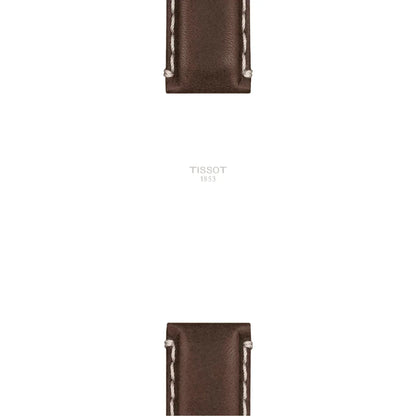 Tissot Official Brown Leather Strap Lugs 22 mm T852044980