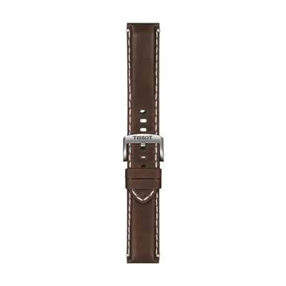 Tissot Official Brown Leather Strap Lugs 22 mm T852044980