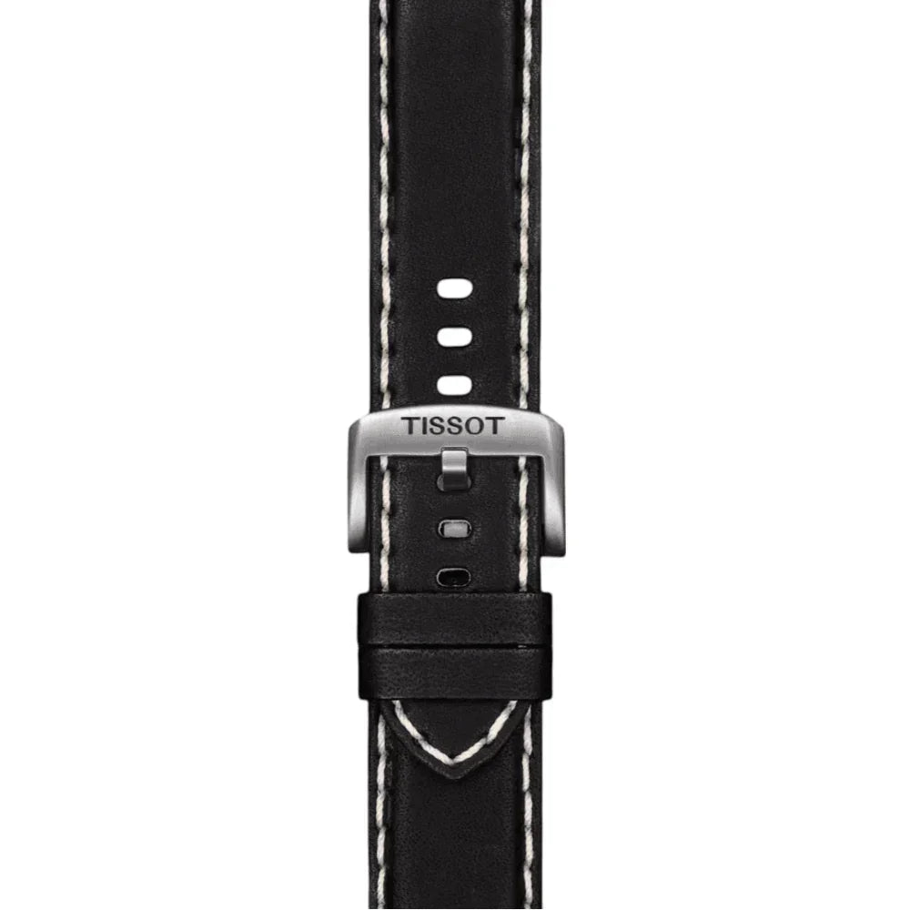 Tissot Official Black Leather Strap Lugs 22 mm T852044982