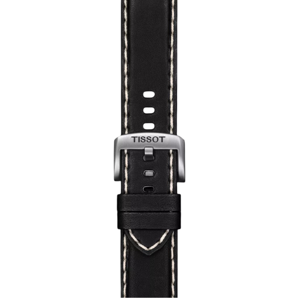 Tissot Official Black Leather Strap Lugs 22 mm T852044982