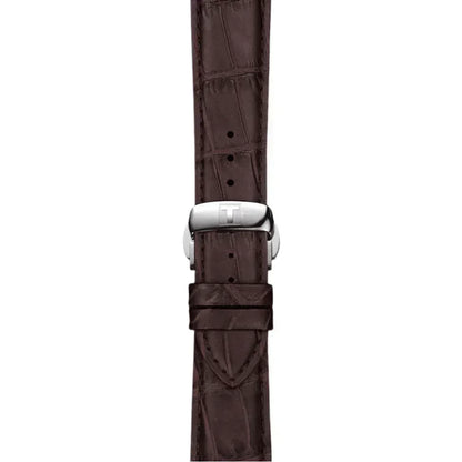 Tissot Official Brown Leather Strap Lugs 21 mm T852045399