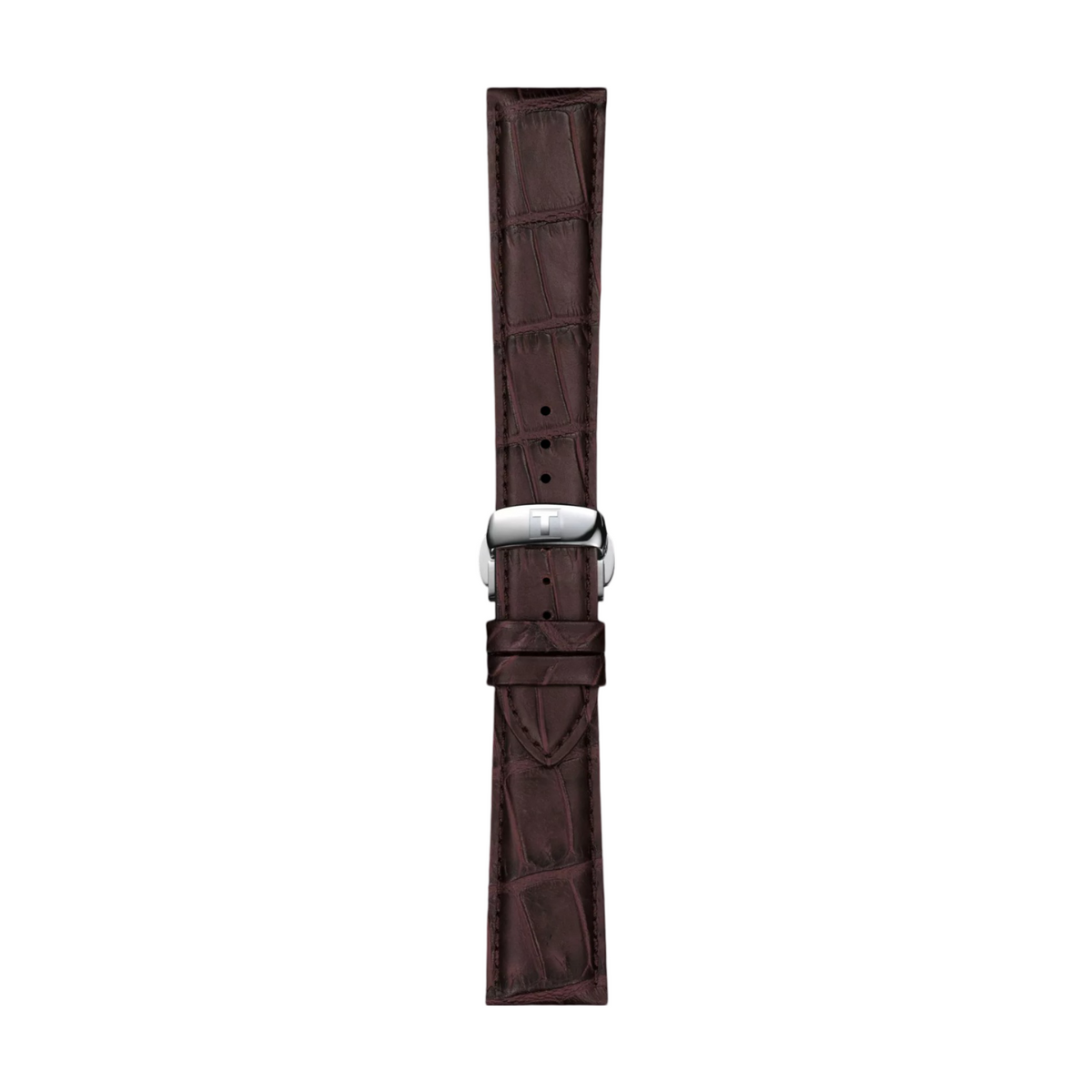 Tissot Official Brown Leather Strap Lugs 21 mm T852045399