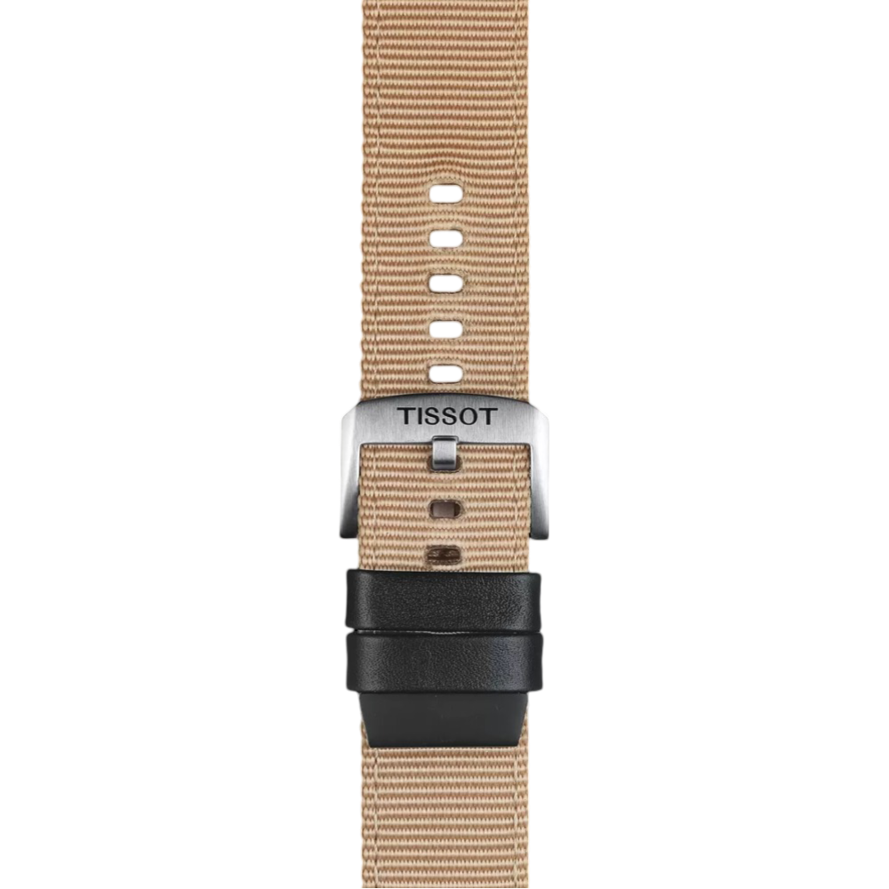 Tissot Official Beige Fabric Strap Lugs 22 mm T852046752