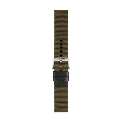 Tissot Official Khaki Fabric Strap Lugs 22 mm T852046756