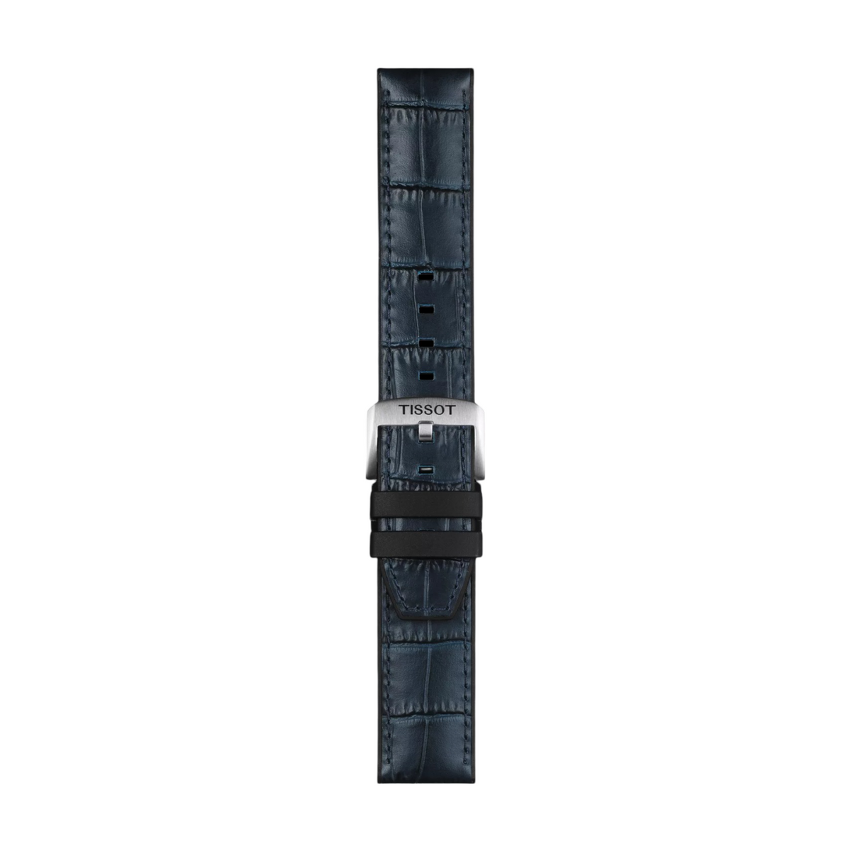 Tissot Official Blue Leather and Rubber Parts Strap Lugs 22 mm T852046765