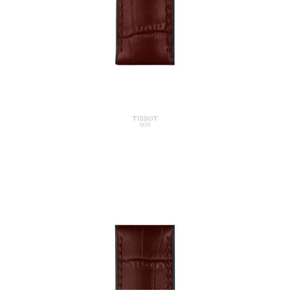 Tissot Official Brown Leather and Rubber Parts Strap Lugs 22 mm T852046767