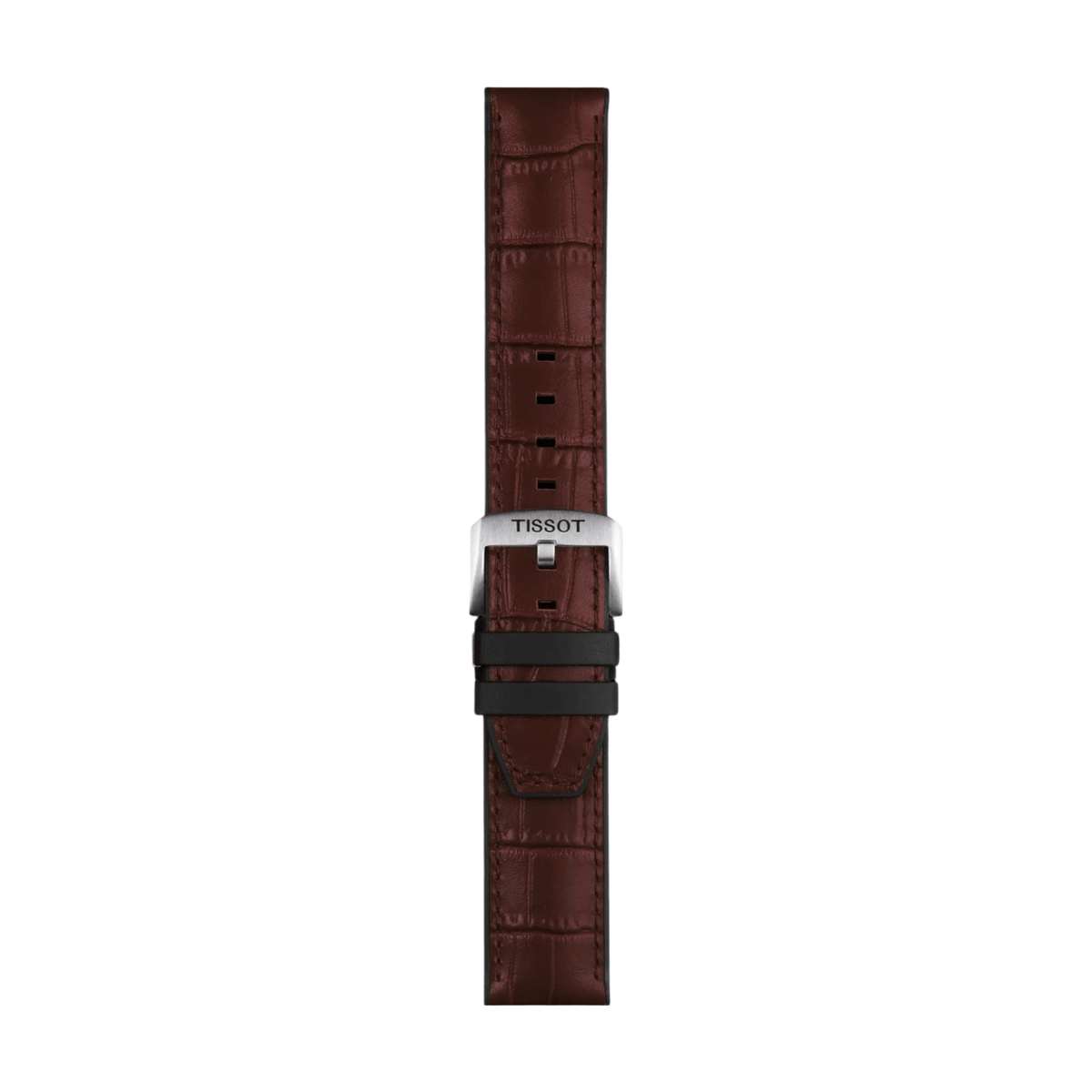 🎁 Tissot Official Brown Leather and Rubber Parts Strap Lugs 22 mm T852046767 (100% off)