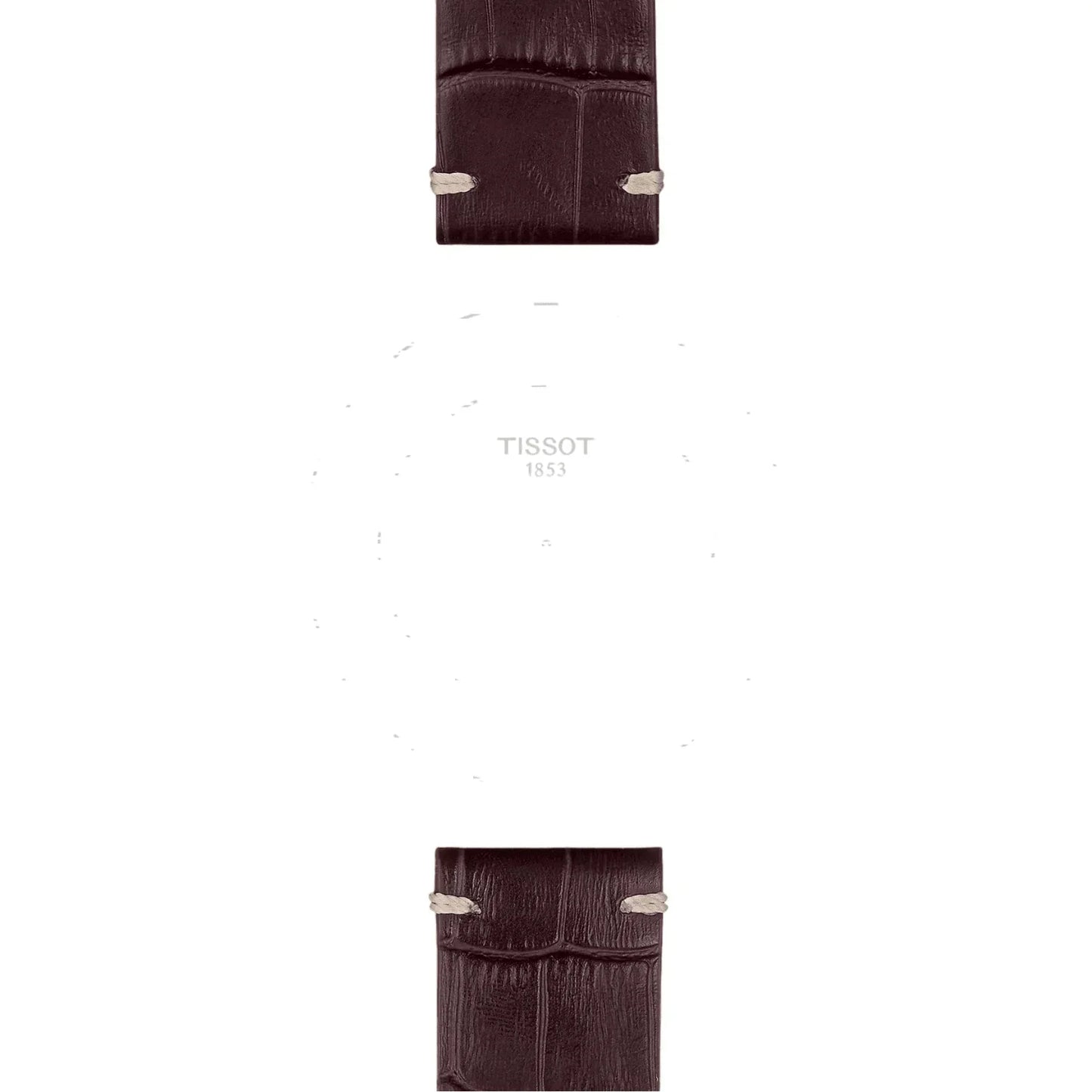 Tissot Official Brown Leather Strap Lugs 22 mm T852046773