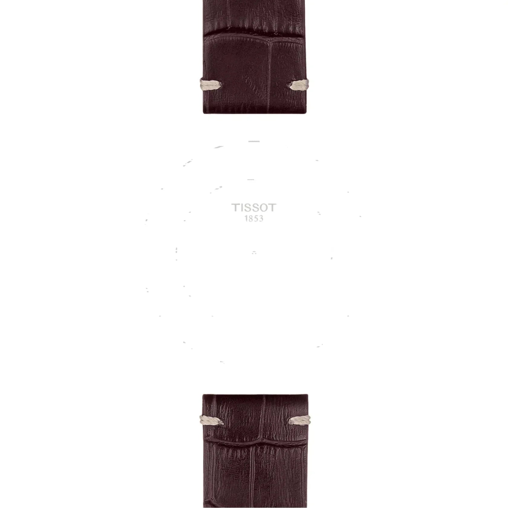 Tissot Official Brown Leather Strap Lugs 22 mm T852046773