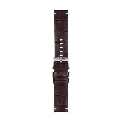 Tissot Official Brown Leather Strap Lugs 22 mm T852046773