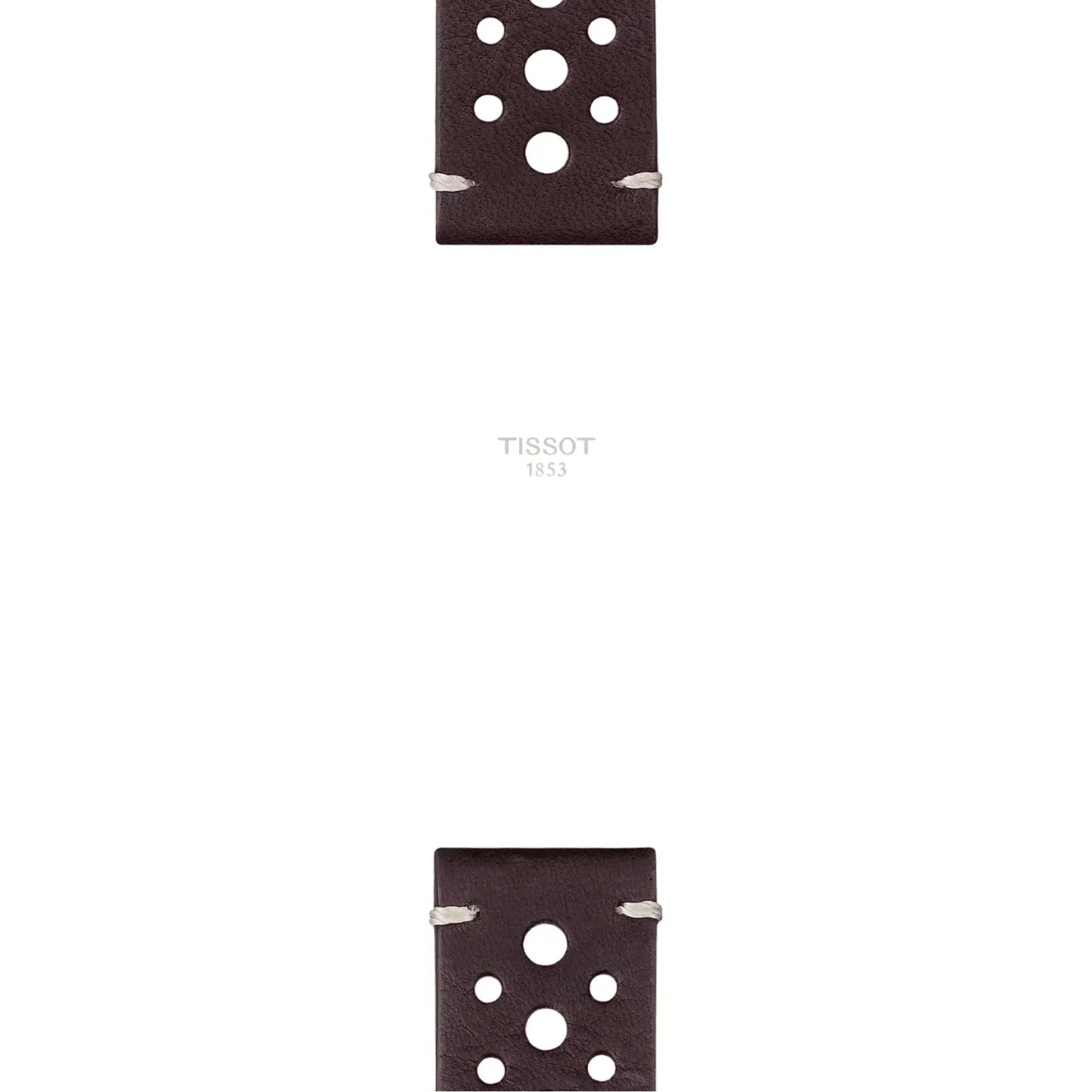 Tissot Official Brown Leather Strap Lugs 22 mm T852046777