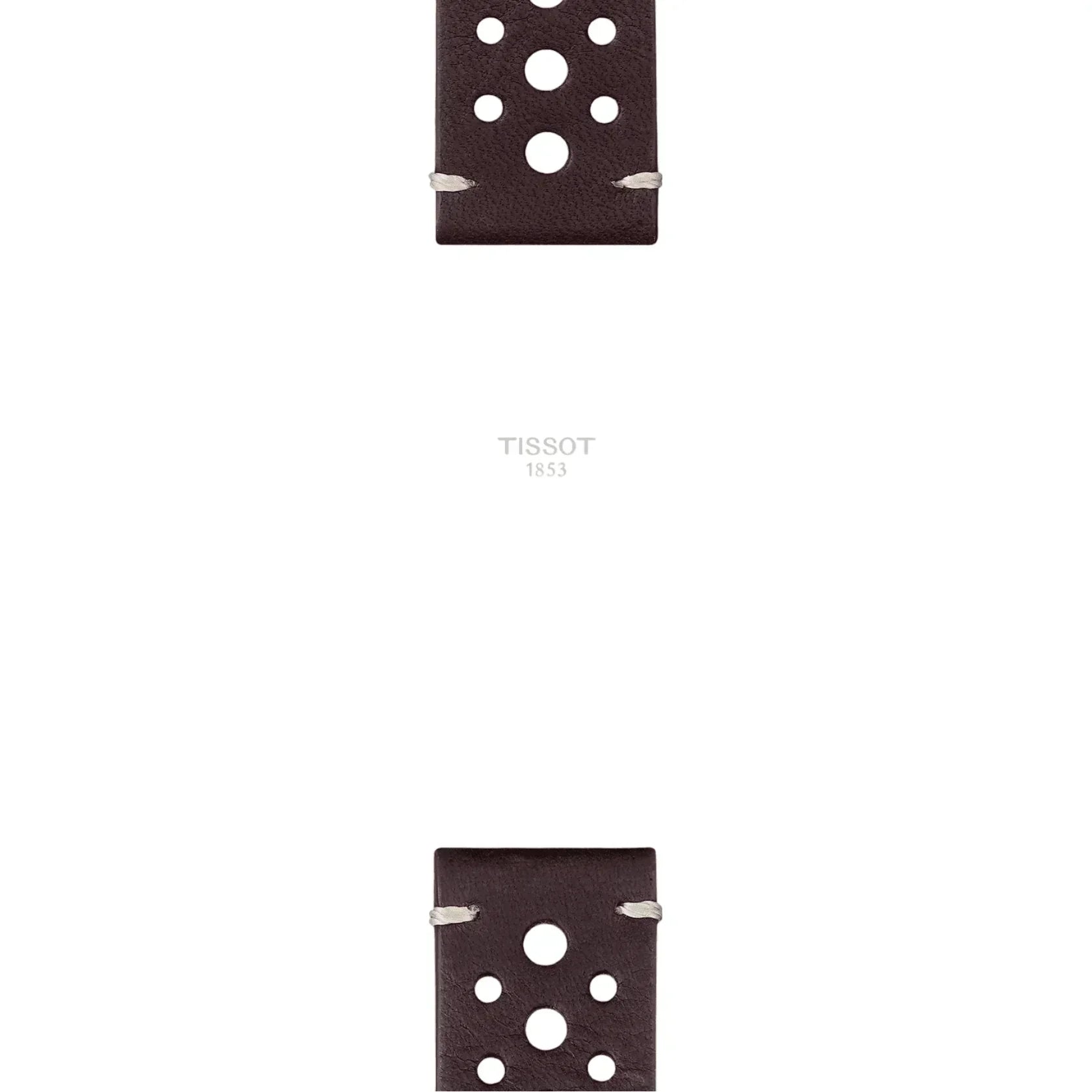 Tissot Official Brown Leather Strap Lugs 22 mm T852046777