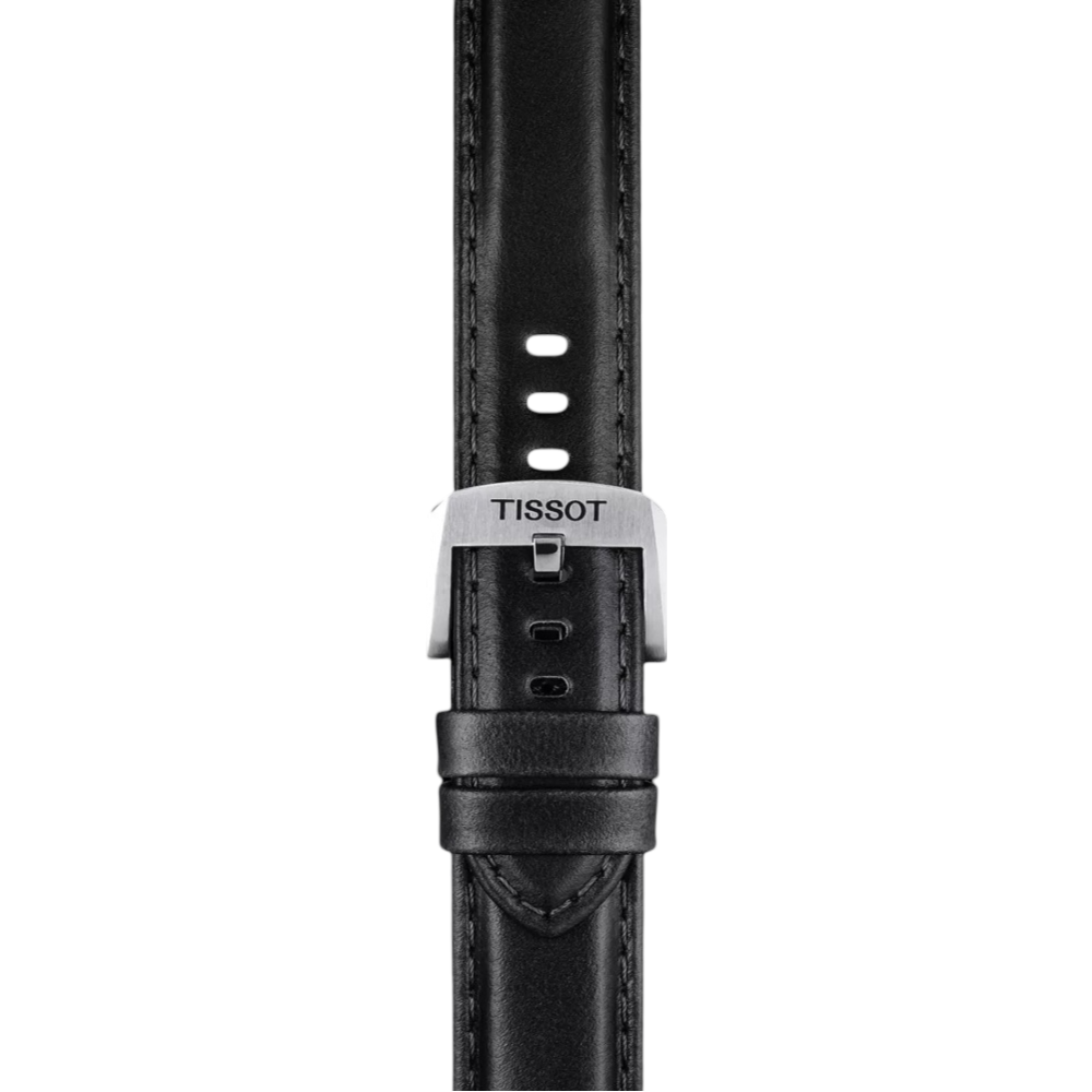 Tissot Official Black Leather Strap Lugs 20 mm T852046834