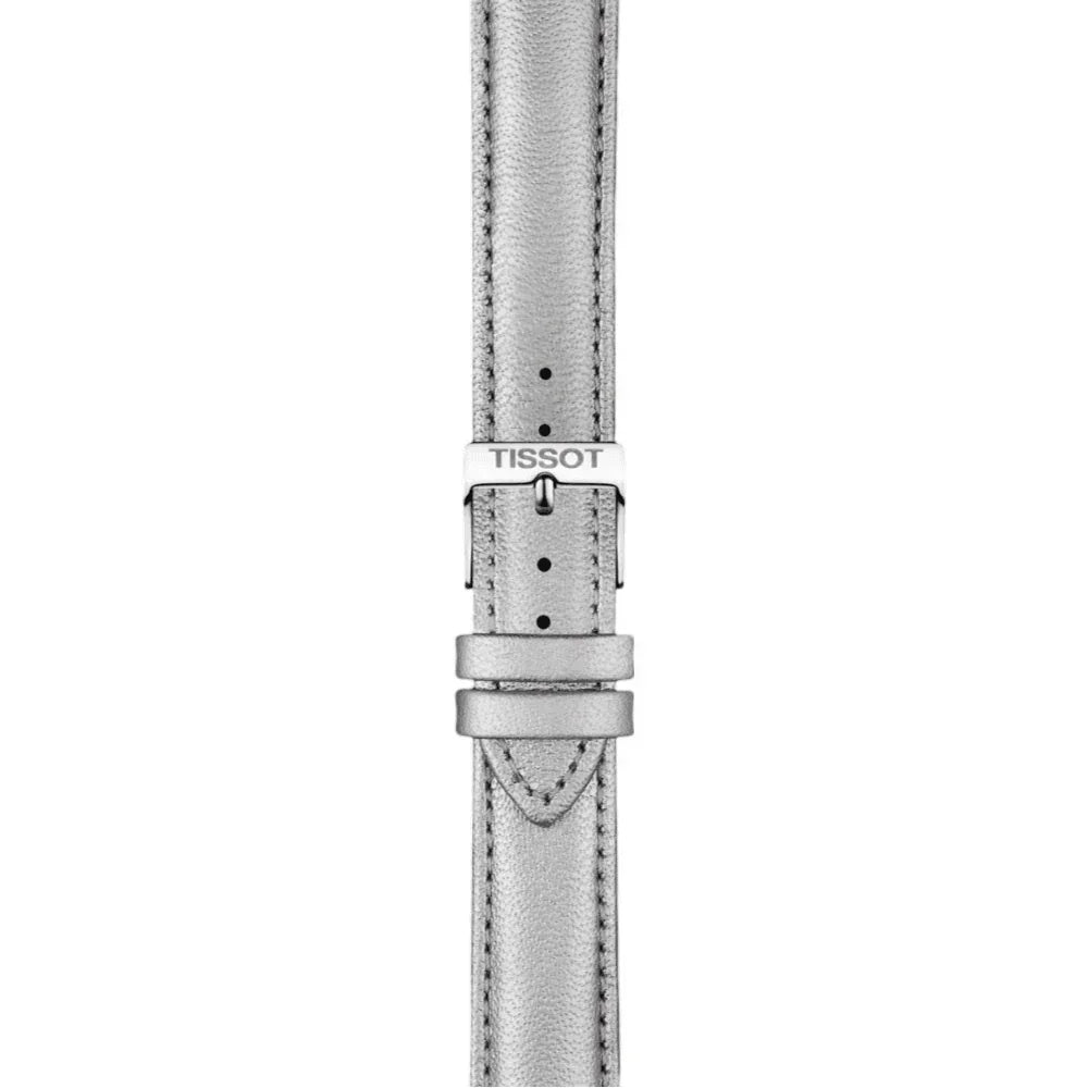 Tissot Official Grey Leather Strap Lugs 16 mm T852047129