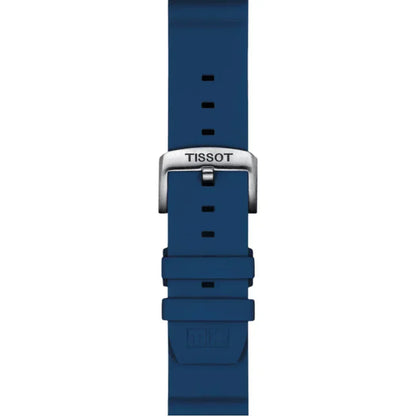 Tissot Official Blue Silicone Strap Lugs 22 mm T852047175