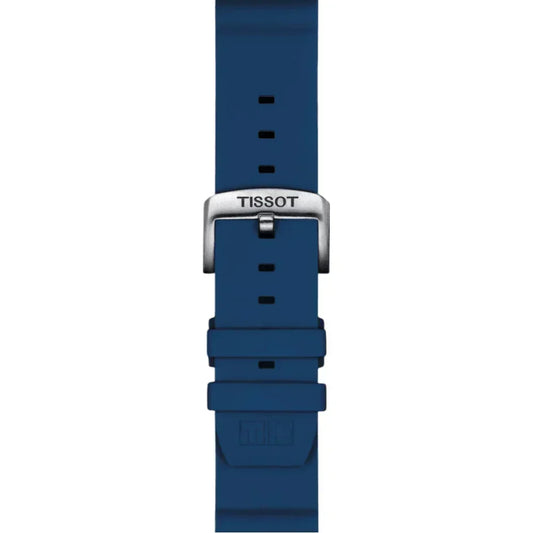 Tissot Official Blue Silicone Strap Lugs 22 mm T852047175