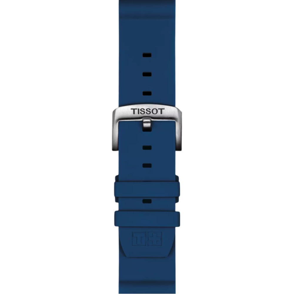 Tissot Official Blue Silicone Strap Lugs 22 mm T852047175