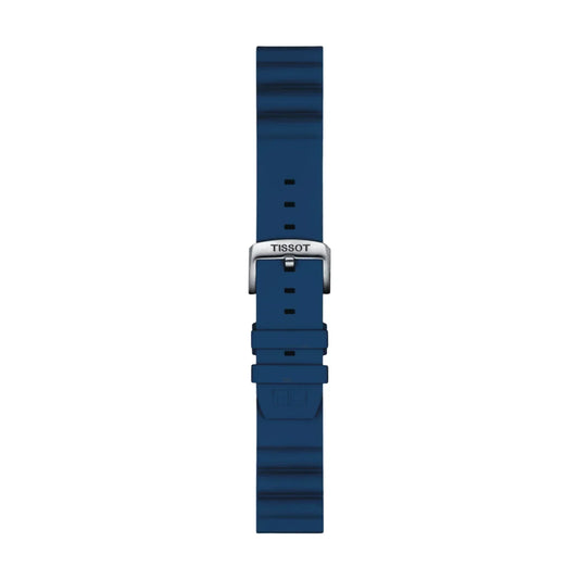 Tissot Official Blue Silicone Strap Lugs 22 mm T852047175