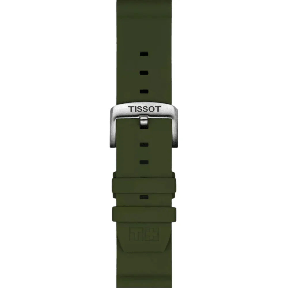 Tissot Official Khaki Silicone Strap Lugs 22 mm T852047177