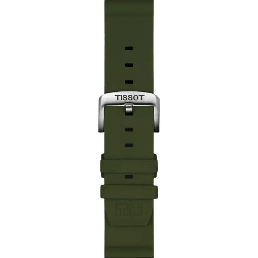Tissot Official Khaki Silicone Strap Lugs 22 mm T852047177