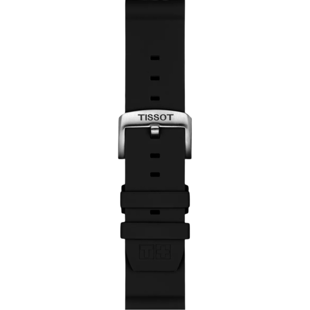 Tissot Official Black Silicone Strap Lugs 22 mm T852047179