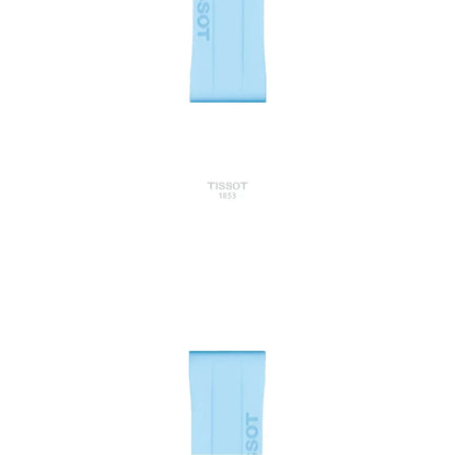 Tissot Official Blue Silicone Strap Lugs 18 mm T852047450