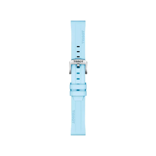 Tissot Official Blue Silicone Strap Lugs 18 mm T852047450