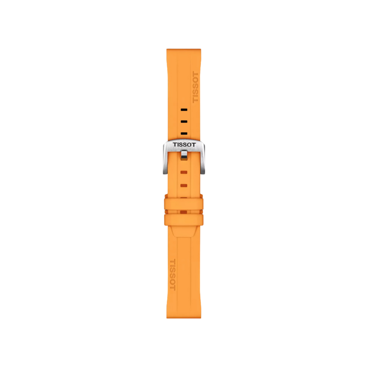 Tissot Official Orange Silicone Strap Lugs 18 mm T852047452