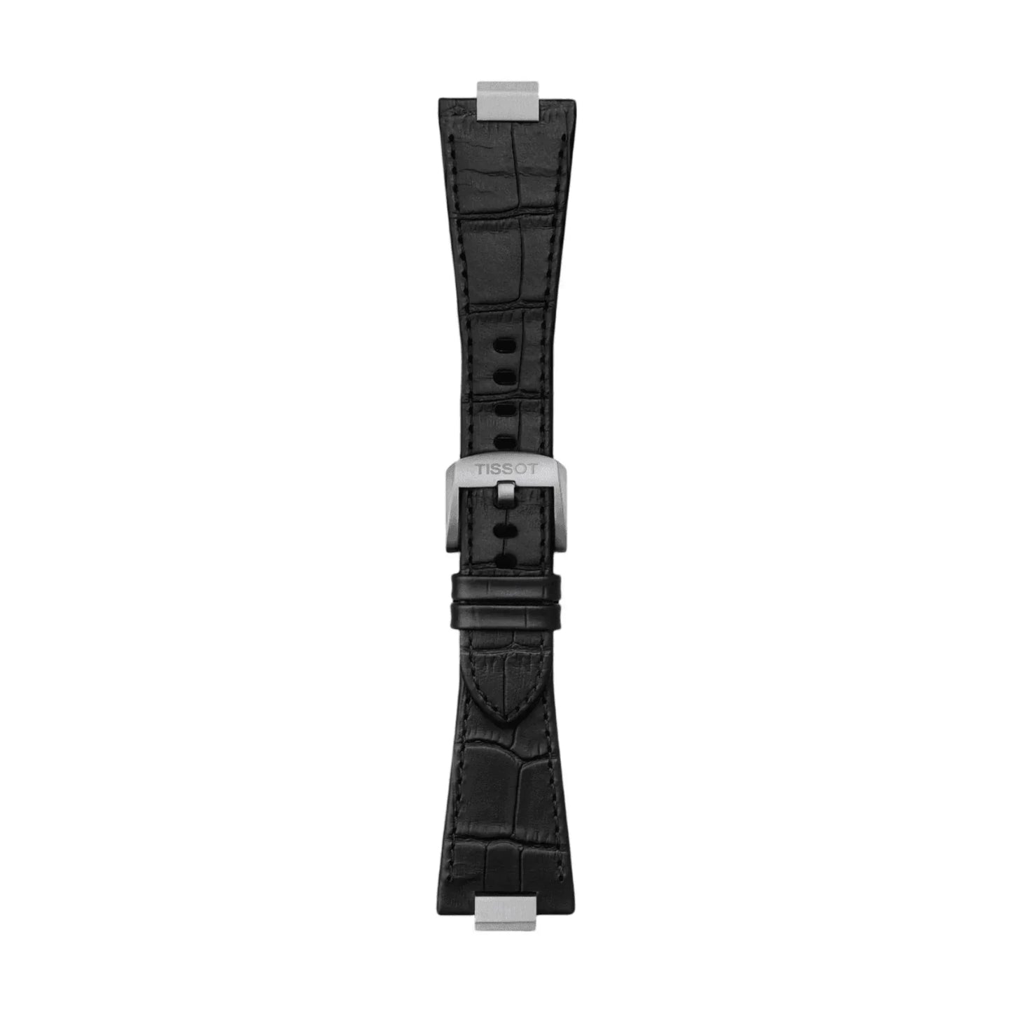 Tissot Official Black PRX 40mm Leather Strap With Steel Endpiece T852047562