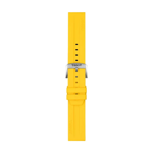 Tissot Official Yellow Silicone Strap Lugs 22 mm T852047916