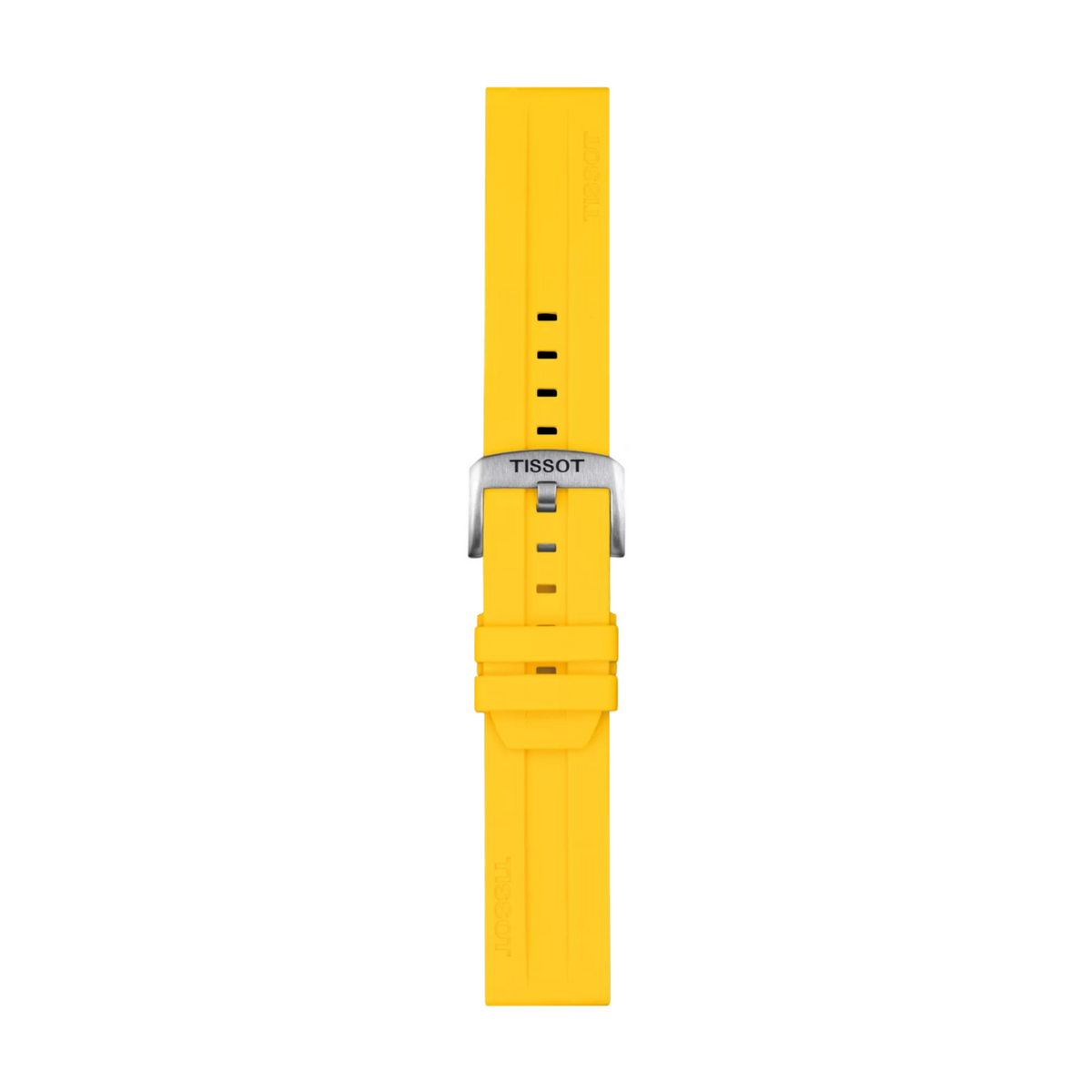 Tissot Official Yellow Silicone Strap Lugs 22 mm T852047916