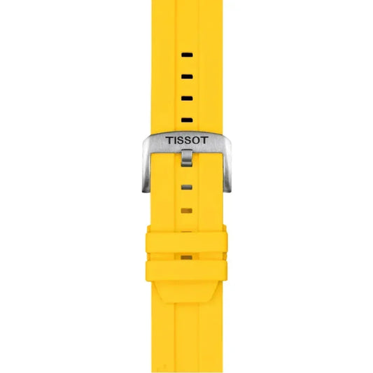 Tissot Official Yellow Silicone Strap Lugs 22 mm T852047916