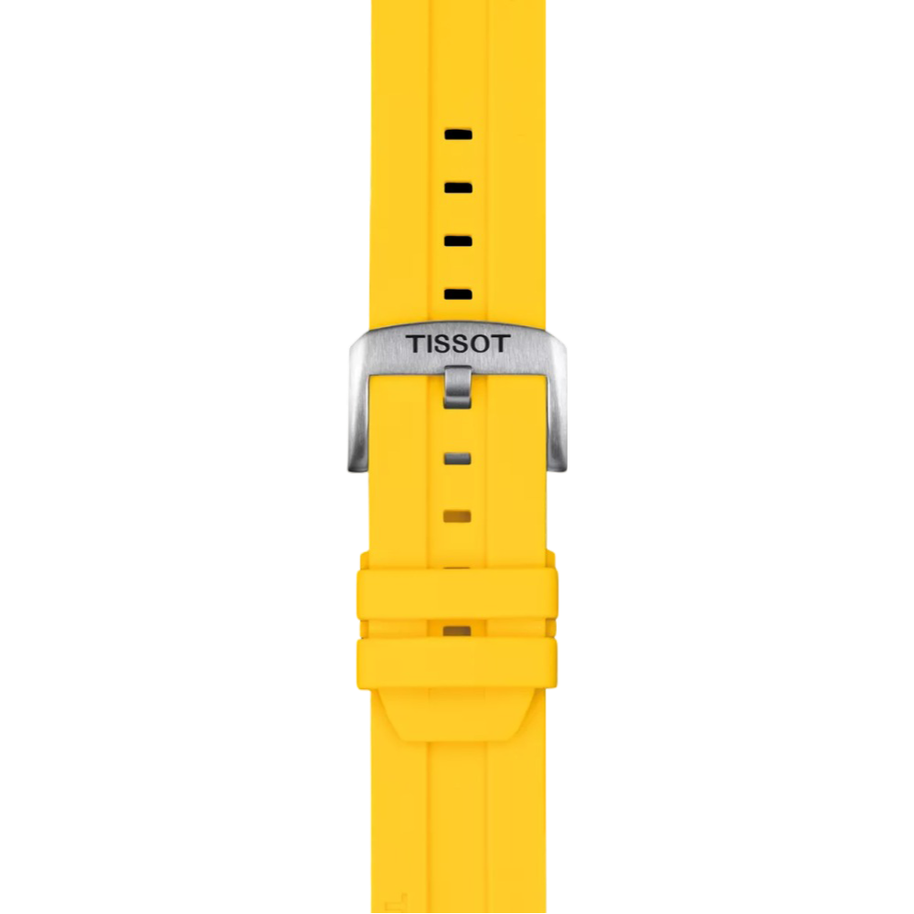 Tissot Official Yellow Silicone Strap Lugs 22 mm T852047916