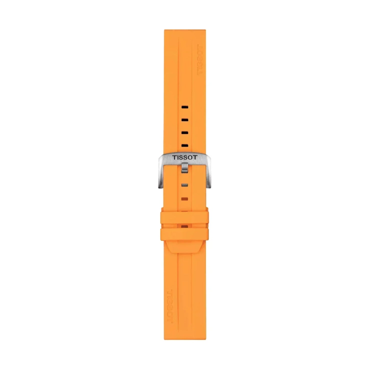 Tissot Official Orange Silicone Strap Lugs 22 mm T852047918