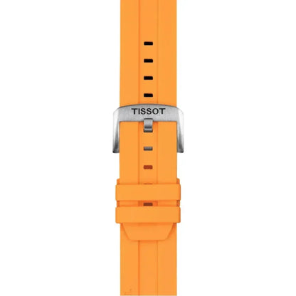 Tissot Official Orange Silicone Strap Lugs 22 mm T852047918