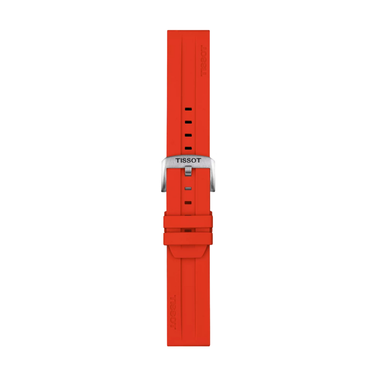 Tissot Official red Silicone Strap Lugs 22 mm T852047920