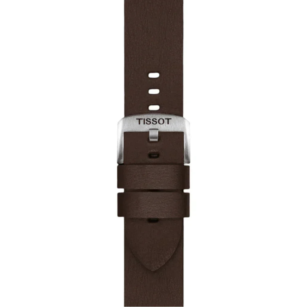 Tissot Official Brown Synthetic Strap 22 mm T852048221