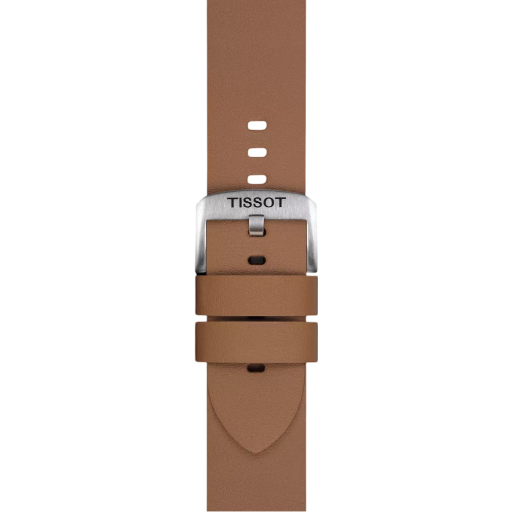 Tissot Official Light Brown Synthetic Strap 22 mm T852048223