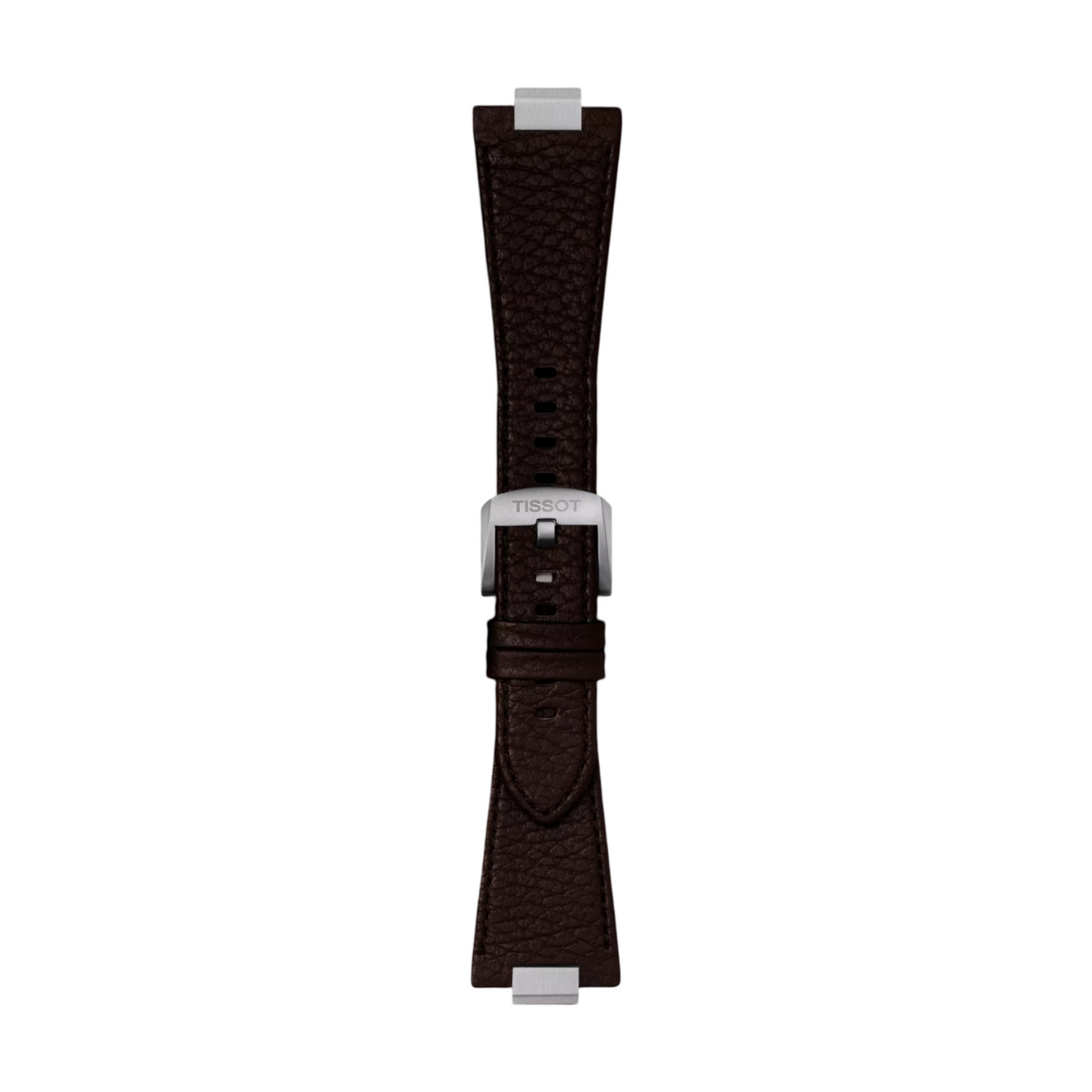 Tissot Official Brown PRX 40mm Leather Strap With Steel Endpiece T852049164