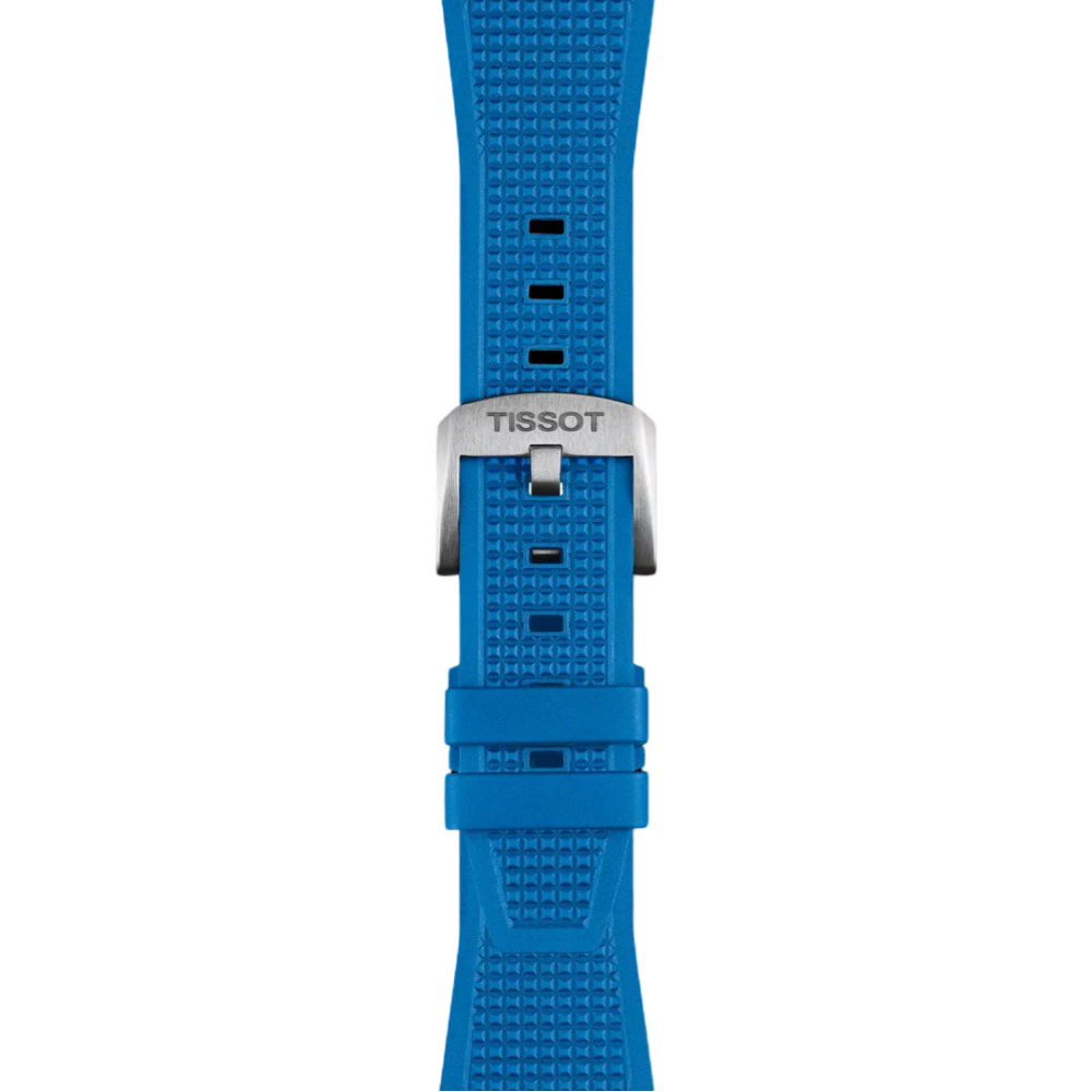 Tissot Official Blue PRX 40mm Rubber Strap T852049577